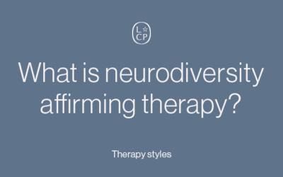 What is neurodiversity affirming therapy?